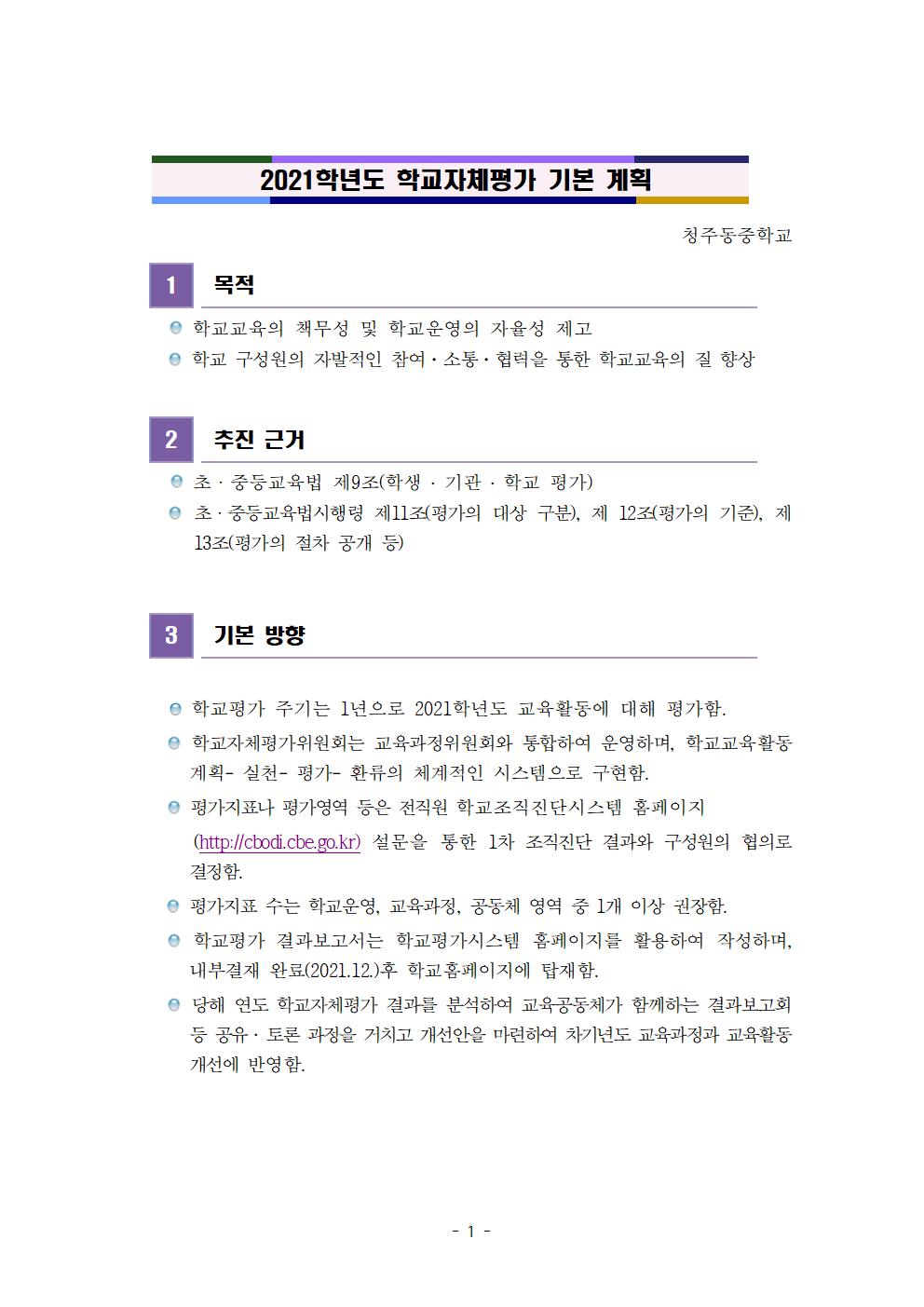 2021. 학교자체평가 운영계획(게시용)001