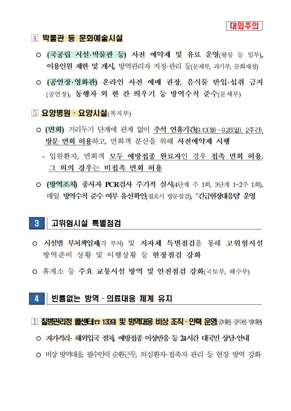 2021년 추석특별방역대책(요약본)(1)003