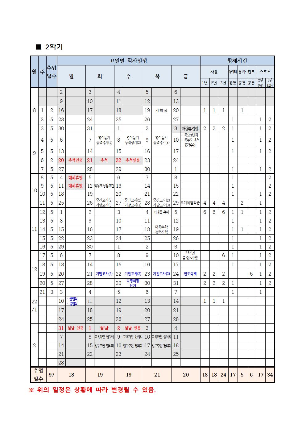2021학년도 학사일정(2학기변경-8.23)002
