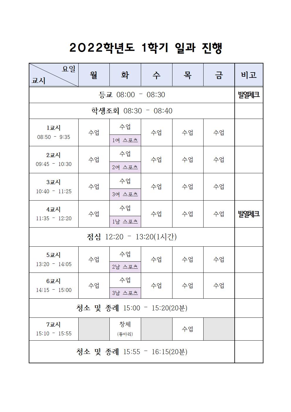 1학기 일과 진행001